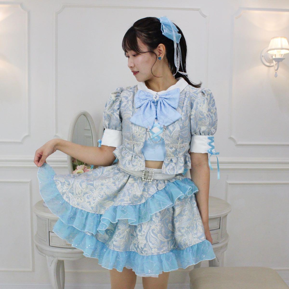 青 衣装 アイドル ゴスロリ通販 With U アイドル衣装 ステージ 