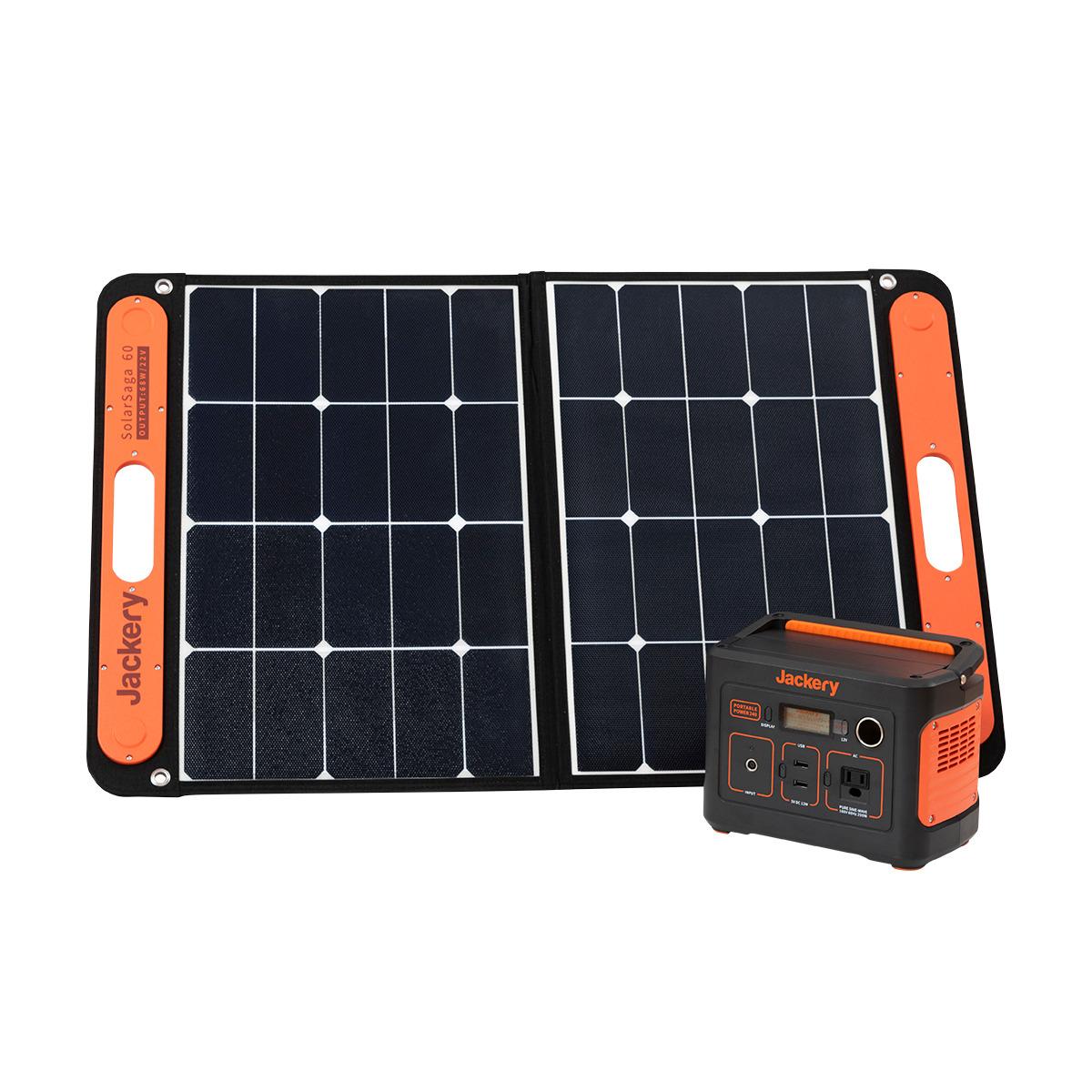 Jackery ポータブル電源 240 ソーラーパネル 60（Jackery ポータブル 
